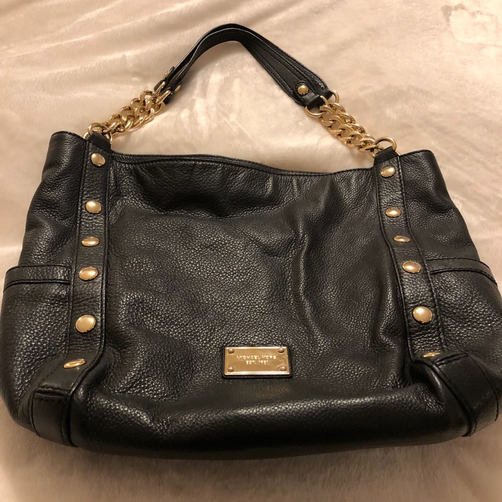 Michael Kors Black Leather Purse